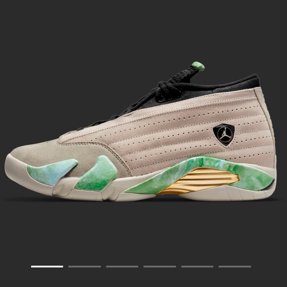 Air Jordan 14 Retro Low Women’s Aleali May ‘Fortune’ Size 9W / 7.5M DJ1034-200 - Picture 8 of 13